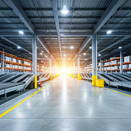Entrepôt logistique moderne